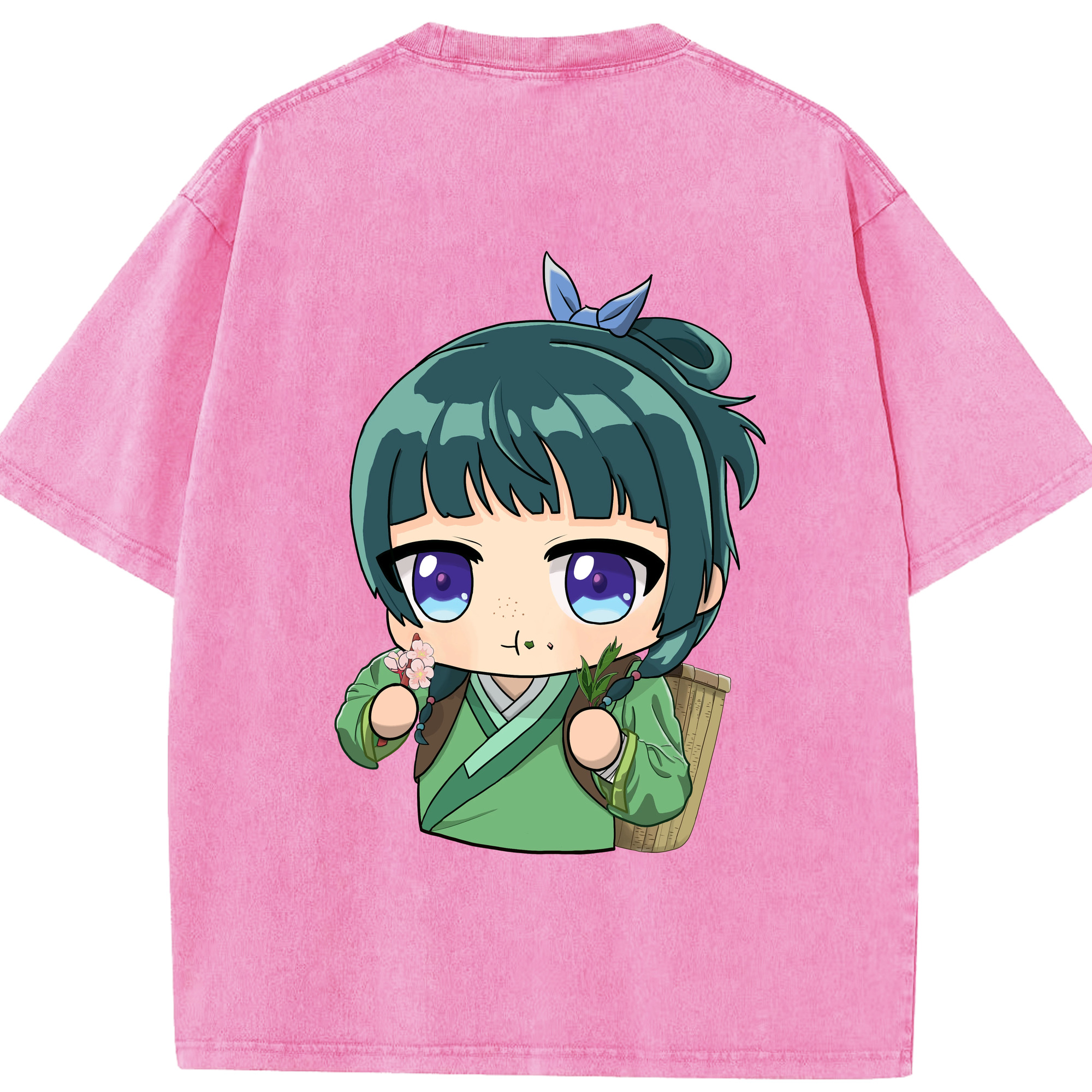 （画像用） 薬屋のひとりごと The Apothecary Diaries 綿100% ヴィンテージ風 半袖Tシャツ（背面プリント）
